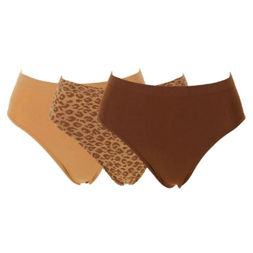 Rhonda Shear Seamless Jacquard Ahh Brief Panty 1X